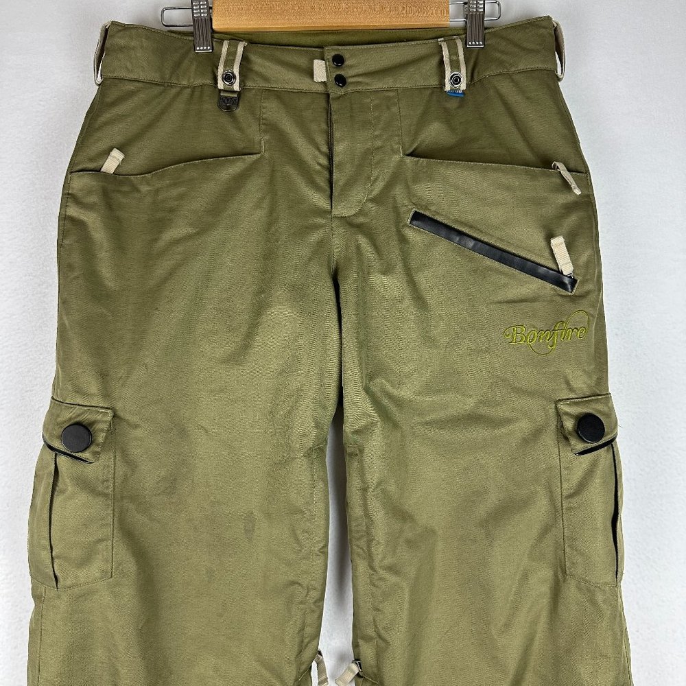 Bergfink Women's Olive Cargo Track Pants - Utility Joggers